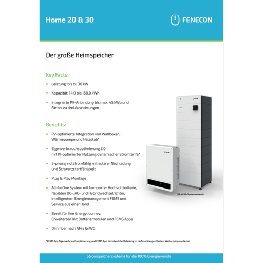 [MAR072] Produktblatt FENECON Home 20/30 deutsch