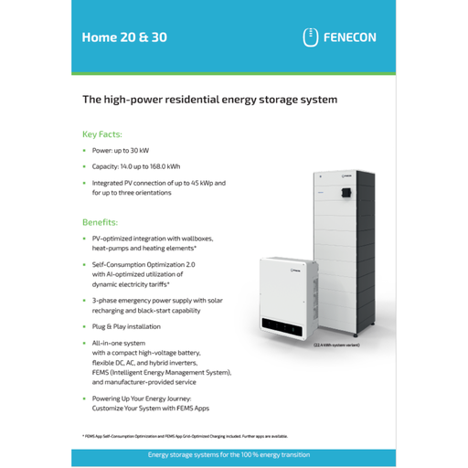 [MAR073] Produktblatt FENECON Home 20/30 english